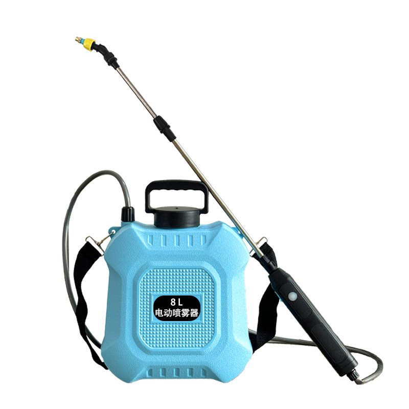 Tragbare Mehrzweck-Hochdruck-Desinfektionssprühmaschine, extrem langlebiges elektrisches Sprühgerät für Bauernhöfe, Obstgärten, 5 l/8 l: Gelb