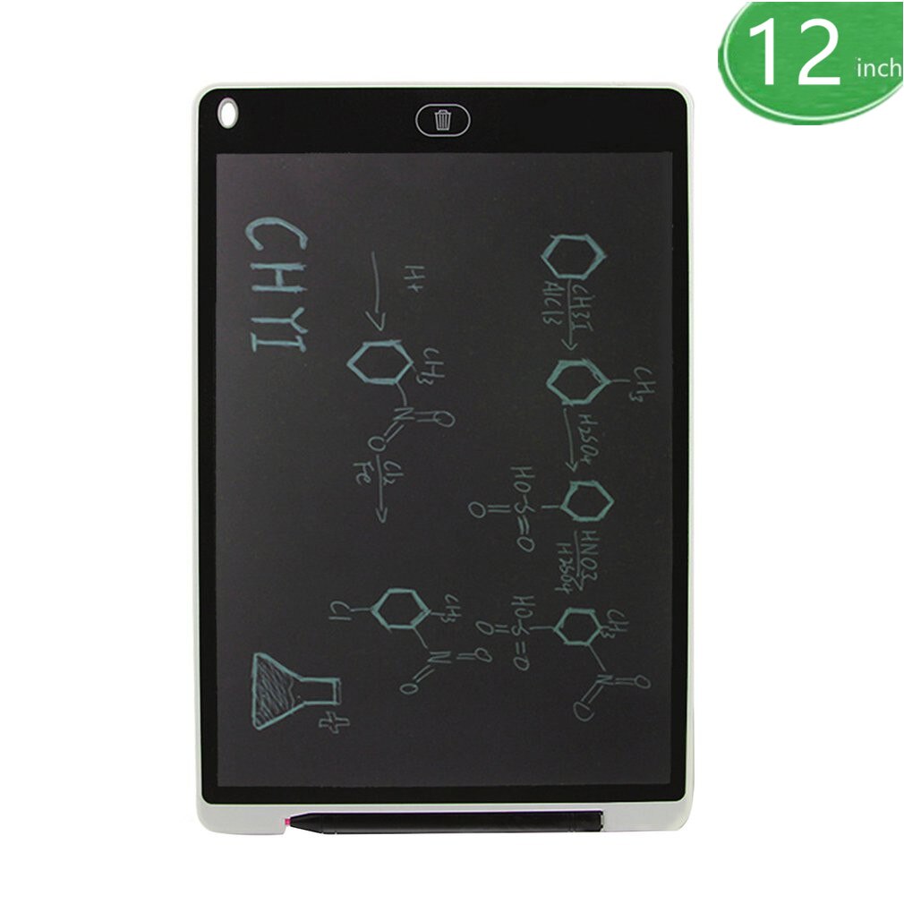 4.4/8.5/10/12inch Electronic Drawing Board Lcd Screen Writing Tablet Digital Graphic Drawing Electronic Handwriting Board+pen: 12 inch white