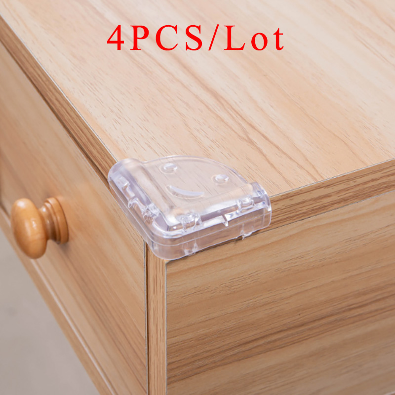 Protector de Esquinas de seguridad para bebés, protección de bordes para el hogar, protectores de Esquinas, materiales ecológicos: 4pcs Colour 2