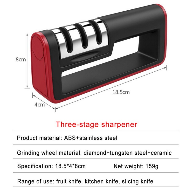 Afilador de cuchillos de corte de diamante multifuncional, piedra de afilar de acero, cuchillos de cocina afilar, amoladora de piedra, herramienta de piedra