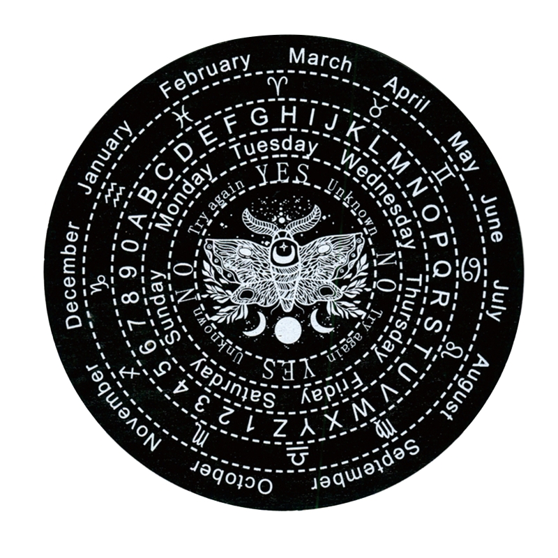 Bordas lisas não tóxicas ecologicamente corretas placa de adivinhação de dowsing de madeira: 15cm / J