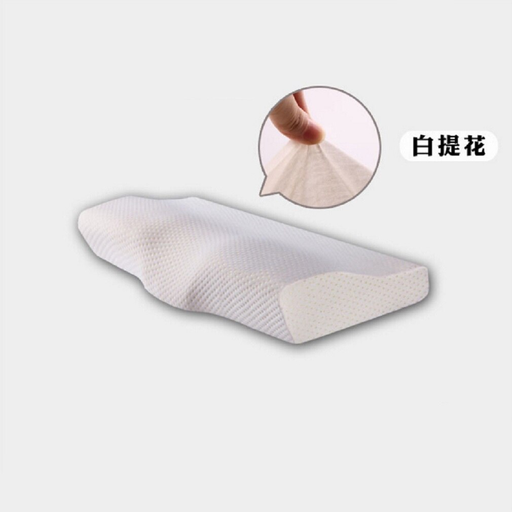Memory Foam Pillow Cooling Gel Orthopedic Bed Pillow Reversible Orthopedic Sleep: F