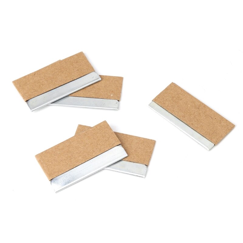 5Pcs Keramische Oven Raam Verven Scheermes Schraper Rvs 1.57 ''Blade