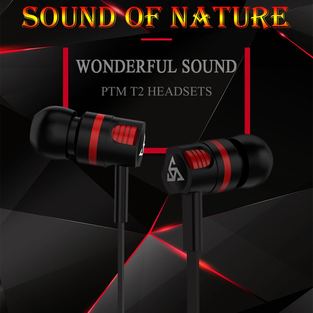 Ptm oordopjes met kabel, in-ear stereo oordopjes, gaming headset oordopjes met microfoon voor iphone voor smartphones  #xj30