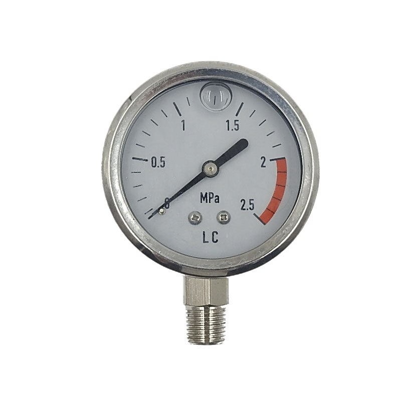 Pressure Gauges Air Compressor Hydraulic Pressure Gauge 0-2.5 MPa Pressure Measuring Instruments Gardening Supplies Greenhouse