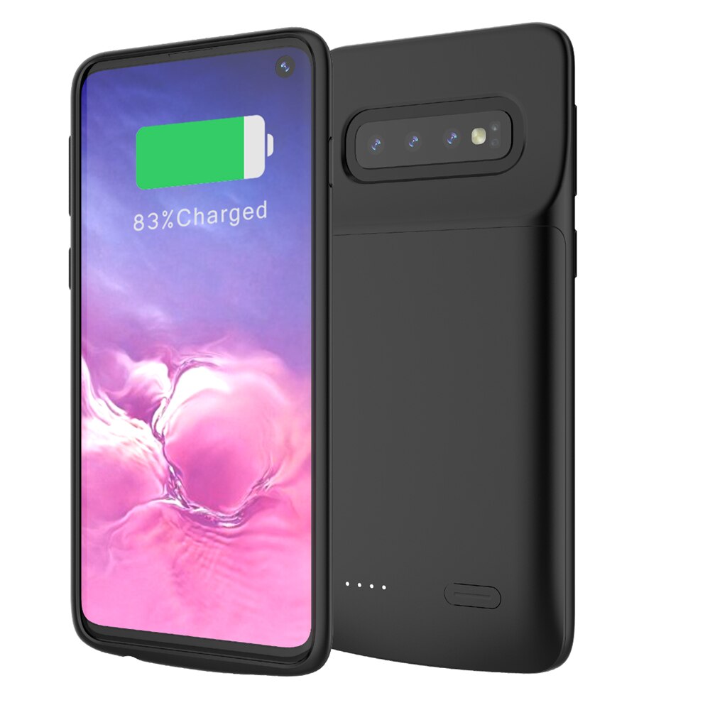 Battery Charger Case for Samsung Galaxy S10e 4700mA Battery Case Powerbank Soft TPU Case for Samsung Charging Case