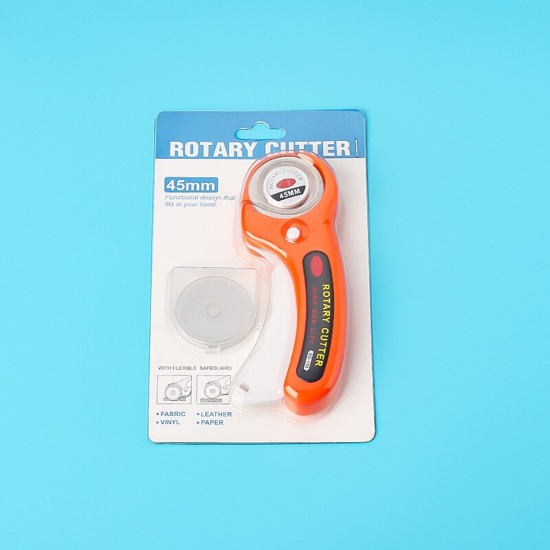 Cortador rotativo de 45mm para artesanía de cuero, herramienta de corte Circular, cortador de ropa de tela, accesorios de costura de retazos para acolchar: OW Cutter Blade