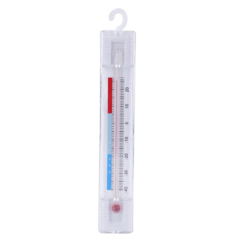 Indoor Household Fridge Thermometer Freezer Refrigerator Dial Thermometer with Hook Mini Temperature Meter -30~40 degree