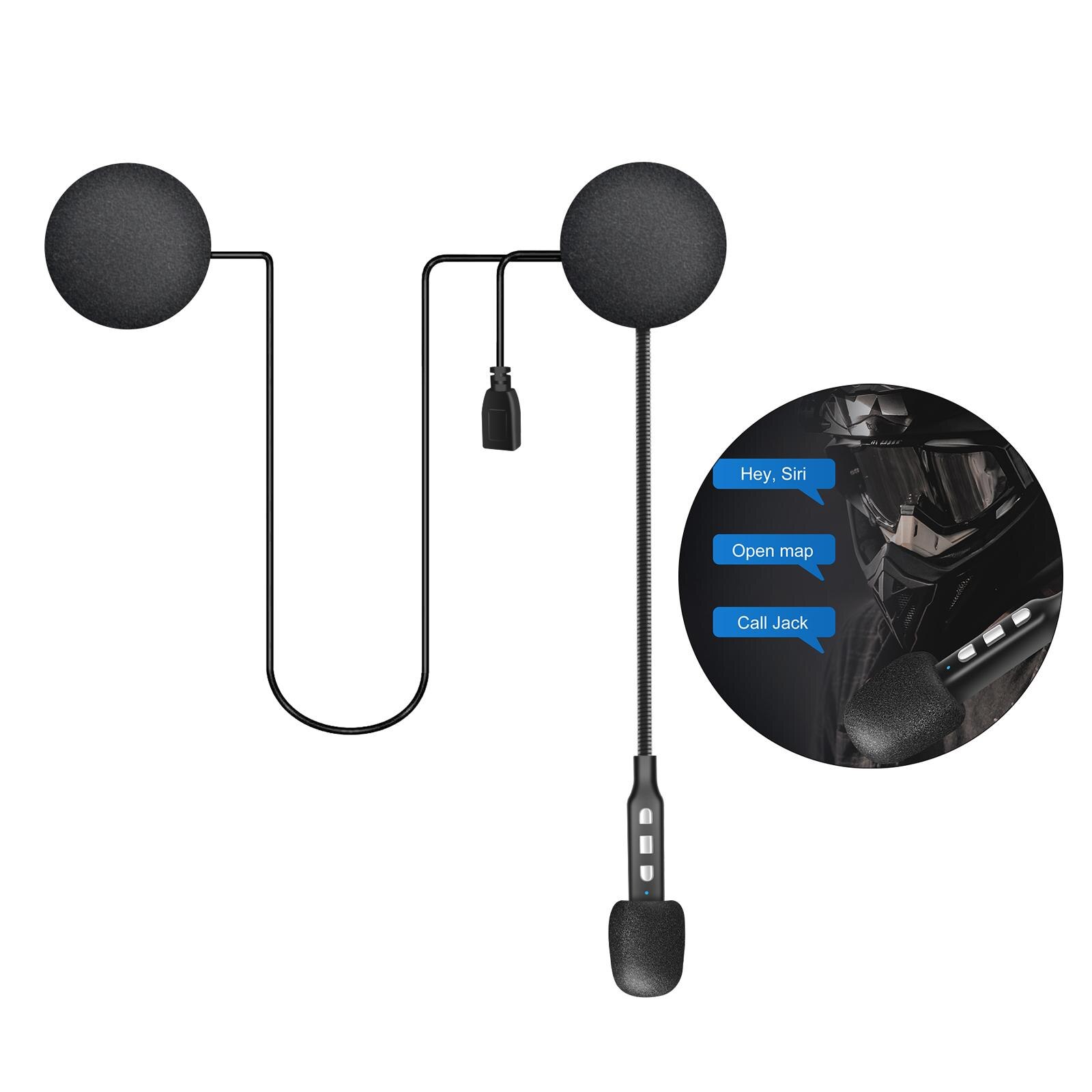 Draadloze Motorhelm Headset Smartphone Anti-Interferentie Speaker Bluetooth Hoofdtelefoon Voor Paardrijden Skiën Ruisonderdrukking
