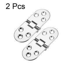 2 Pc Zinc Alloy Hinges Folding Table Accessories Flip Plate Hinges Invisible Hinges For Flip Table Cabinet Door Furniture
