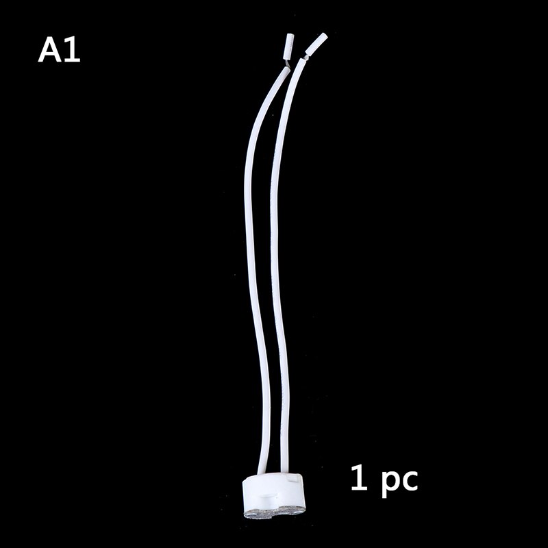 10/5/1pcs 220V 2A MR16 GU5.3 Base Socket Wire Connector Led Lamp Ceramic Holder: 1pc
