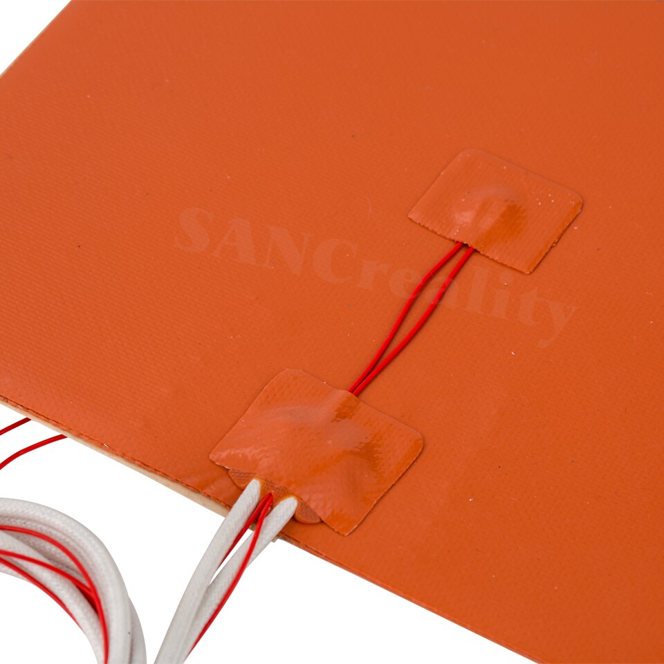 220/300x300/310/235/400mm Silicone Heated Pad Heater Mat For 3D Printer Heating Pads Waterproof Bed Heat Preservation Mat