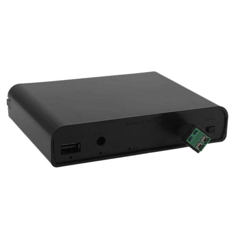  dc 12v sorties usb 18650 6x batteries ups, banque d'alimentation diy pour téléphone portable, routeur, led  k1aa