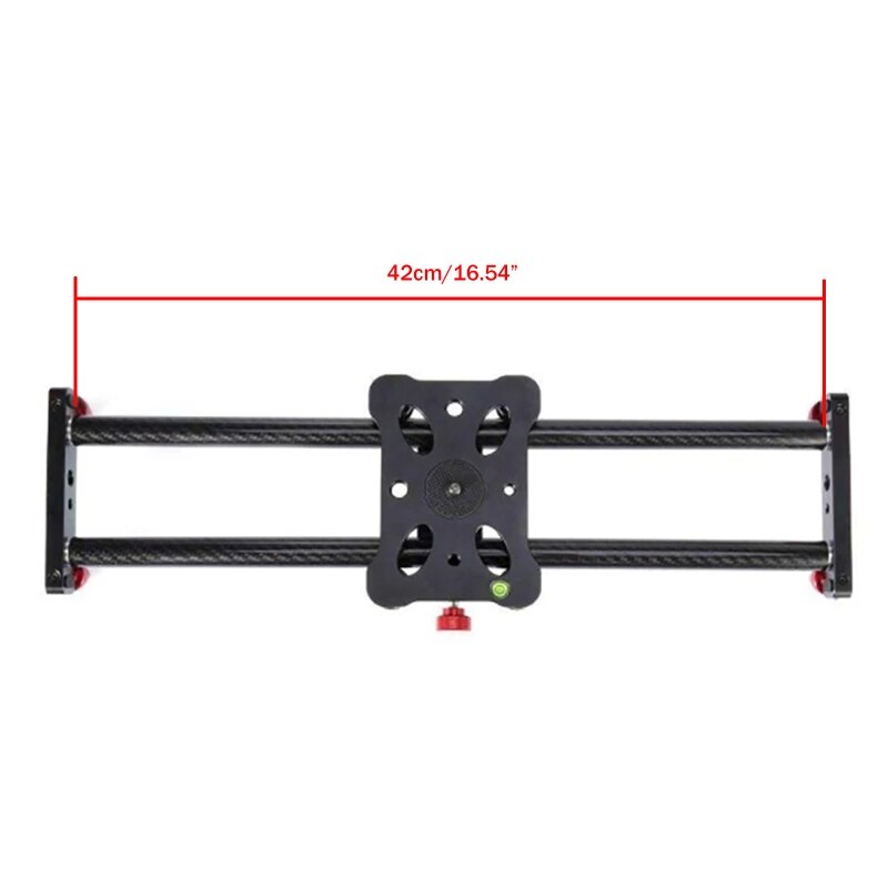 Carbon Fiber Micro Mini DSLR Kamera Slider Schiene Desktop Lager-typ Stabilisator Video Schiene Voor für Stativ Universal