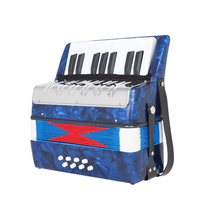 Kids Accordion, 17 Keys 8 B Piano Accordion, Mini Musical Instruments for Early Childhood Teaching