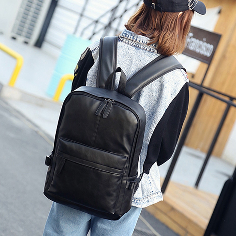 ECOTISH Vrouwen PU Lederen Rugzak Waterdicht Casual laptoptas School Schoudertas voor Dames, Koffie, L ECOTISH Vrouwen PU Lederen Rugzak Waterdicht Casual laptoptas School Schoudertas voor Dames, Koffie, L