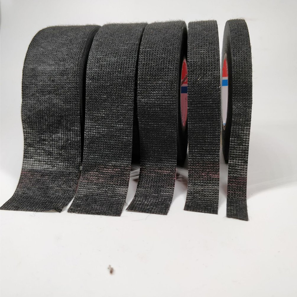 Car Flannel Tape Harness Tape Flame Retardant Tape High Temperature Super Sticky Electrical Insulation Tape Black Tape