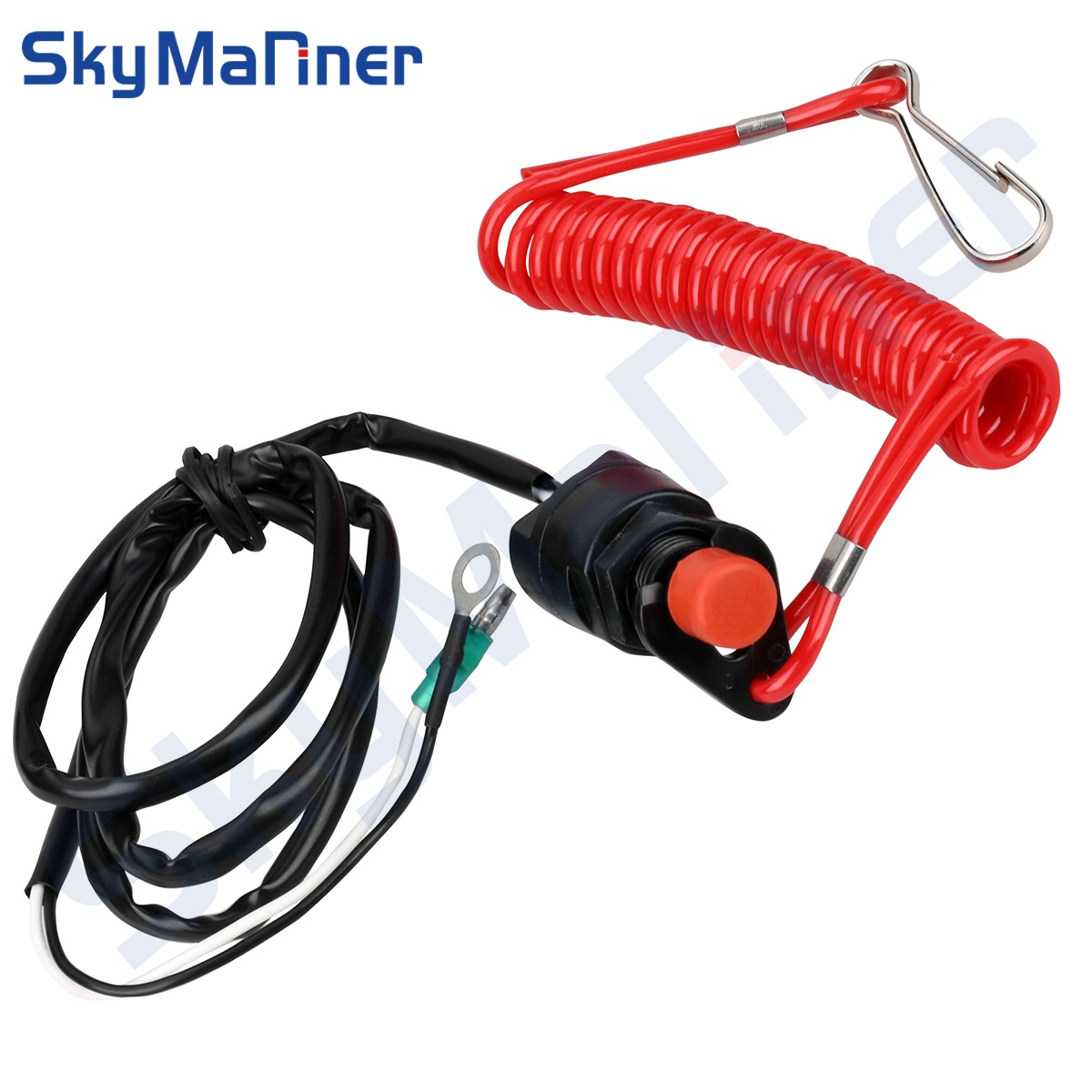 6E9-82575-09 66T-82575 Kill Stop Switch Cavo di sicurezza Cordino per Yamaha Tohatsu Parsun Honda Parti del motore fuoribordo