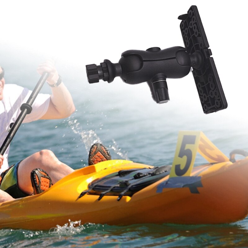 -Ball Mount with Fish Finder and Universal Mounting Plate Kayak Accessories,Inner Hexagon Base