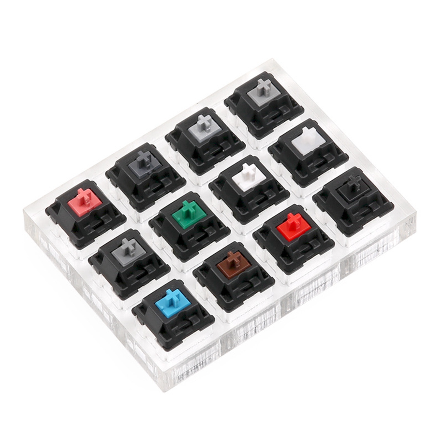 Acrylic Keyboard Tester Plastic Keycap Sampler for... – Grandado