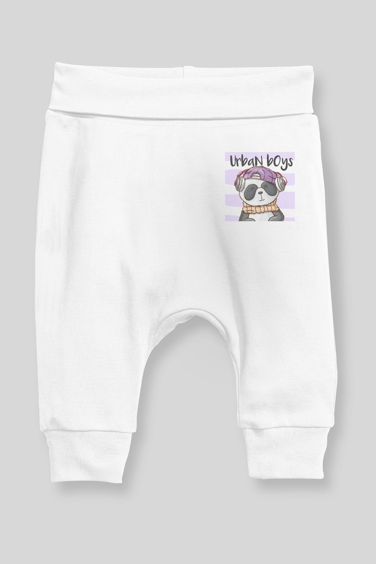Angemiel Baby Städtischen freundlicher Baby Junge Pluderhosen Pantalon Weiß