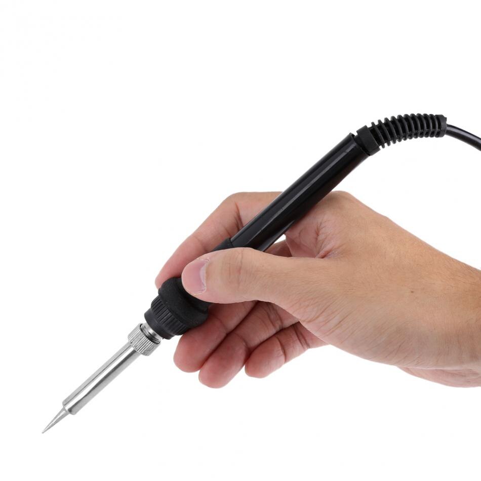 WALFRONT 5 Hole/5 Pin Electric Soldering Iron Insulated Handle Welding Tool Solder Station Rework Repair Tools Heating Element