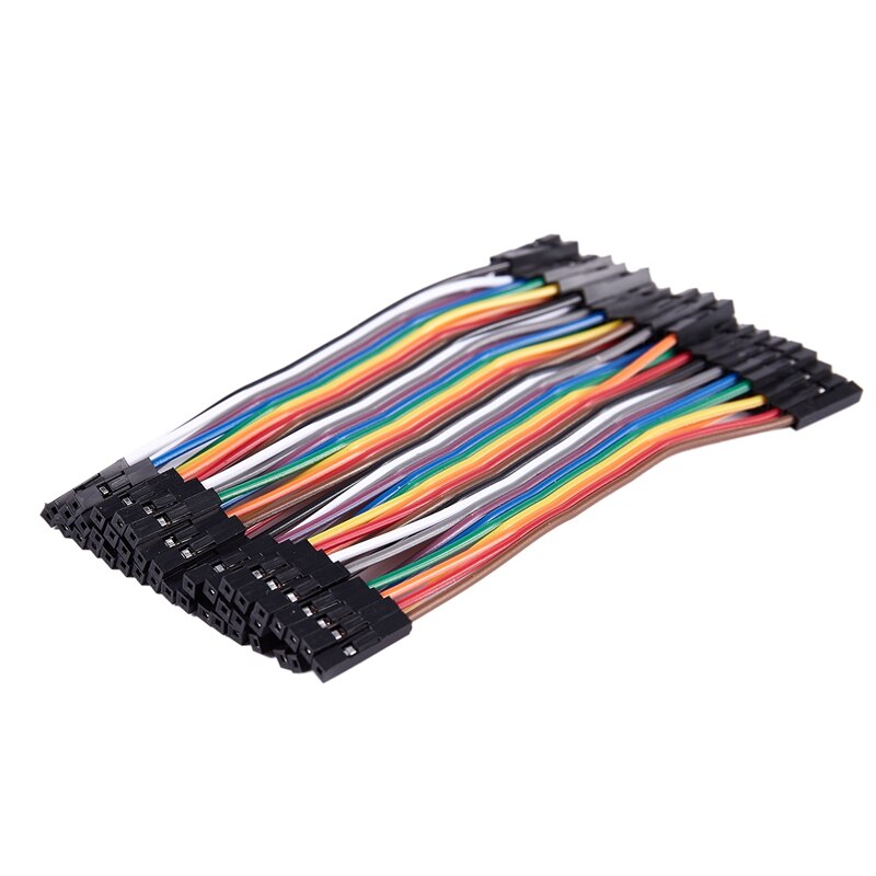 10Cm 2.54Mm Vrouwelijke Aan Vrouwelijke Dupont Wire Jumper Kabel Voor Arduino Broodplank