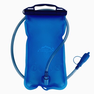 B89 Food Grade 1L-2L Eva Stro Waterzak Outdoor Riding Veldlopen Rugzak Waterzak: Dark blue 1.5L