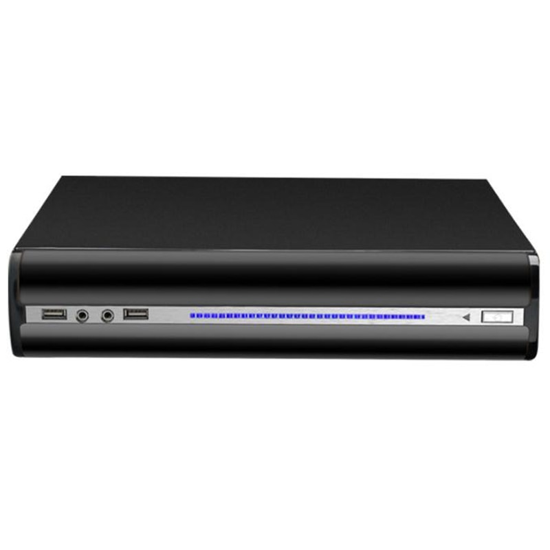 2007C Vertical Mini ITX Case Small Micro-Atx Case Cabinet with Power Supply US Plug: Default Title