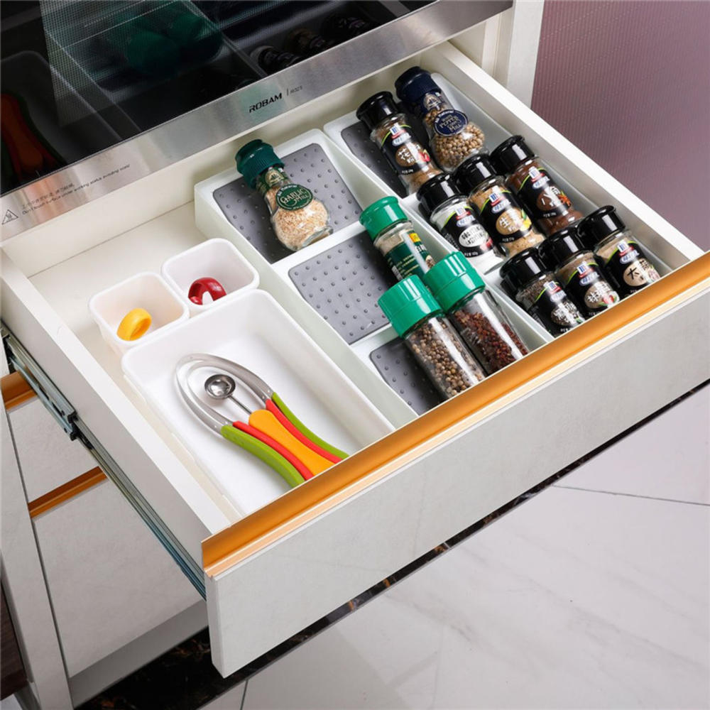 3 Tier Spice Herb Bottle Rack Holder Cupboard Organiser Storage Kitchen Tool Multi-Function Commodity Shelf Spice Storage Rack