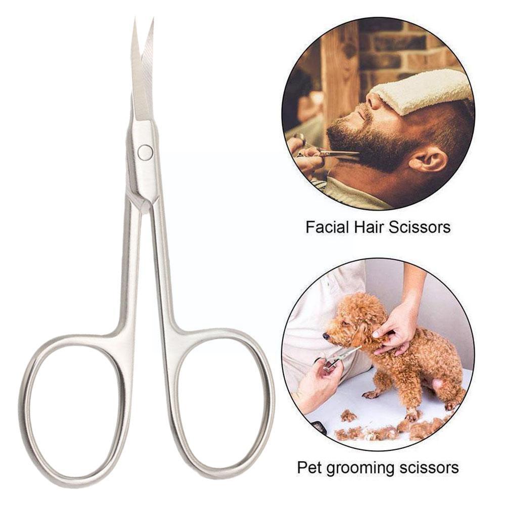 Manicure Scissors Curved Tip Scissors Steel Nail Skin Salon Remover Nail Dead Nail Tools B8h3