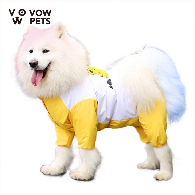 Big Dog Raincoat Golden Retriever Samoyeds Labrado... Grandado