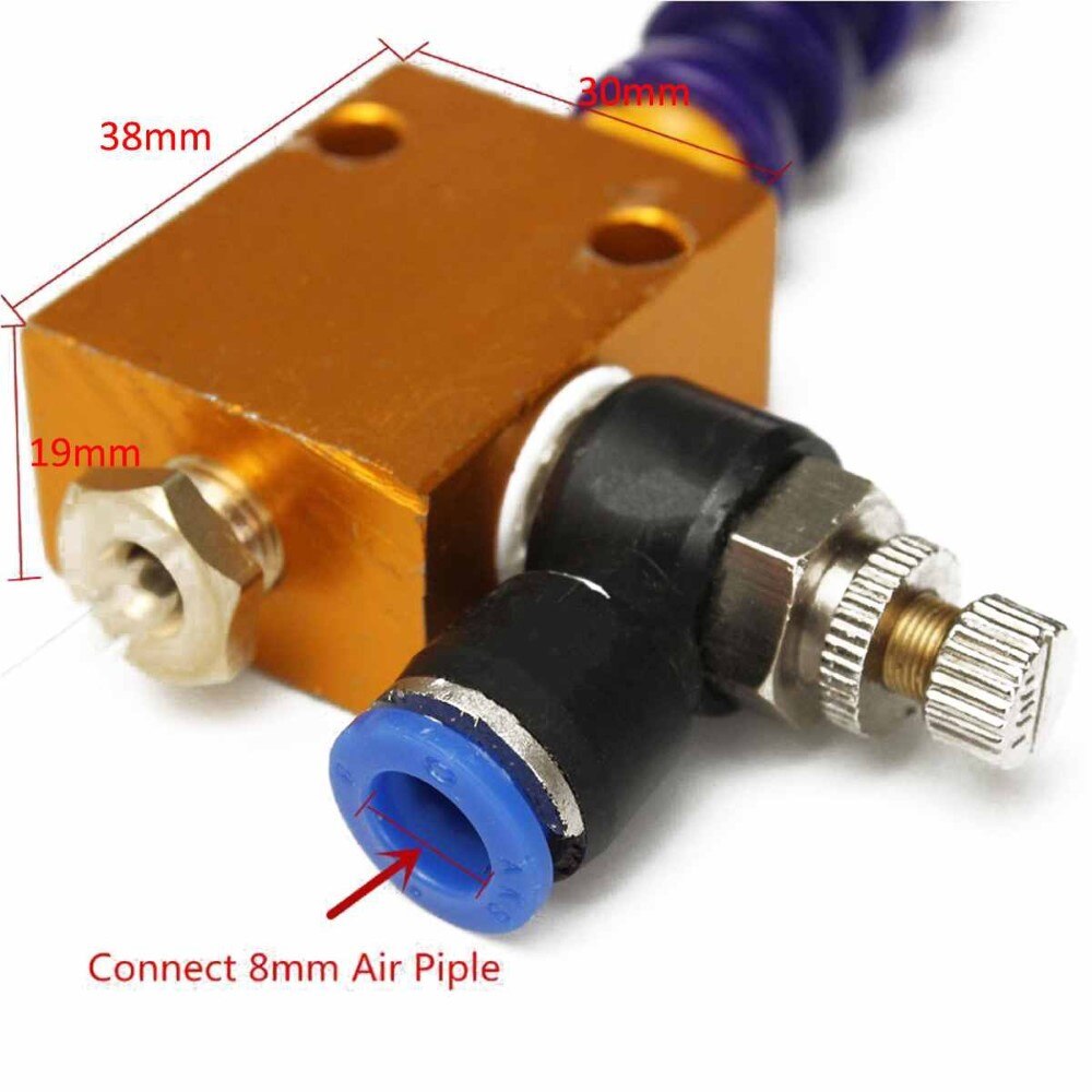 1Pcs SZ-10 Mist Coolant Lubrication Spray System Unit Machining Engraving Cooling Sprayers For Air Pipe CNC Lathe Milling Drill