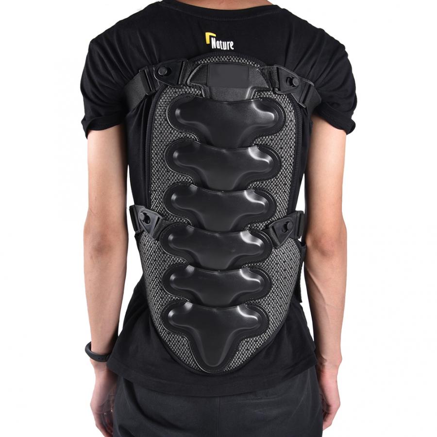 Sport Terug Ondersteuning Spine Protector Skiën Downhill Thicken Back Spine Guard Buitensporten Afneembare Wervelkolom Ruggengraat Bescherming