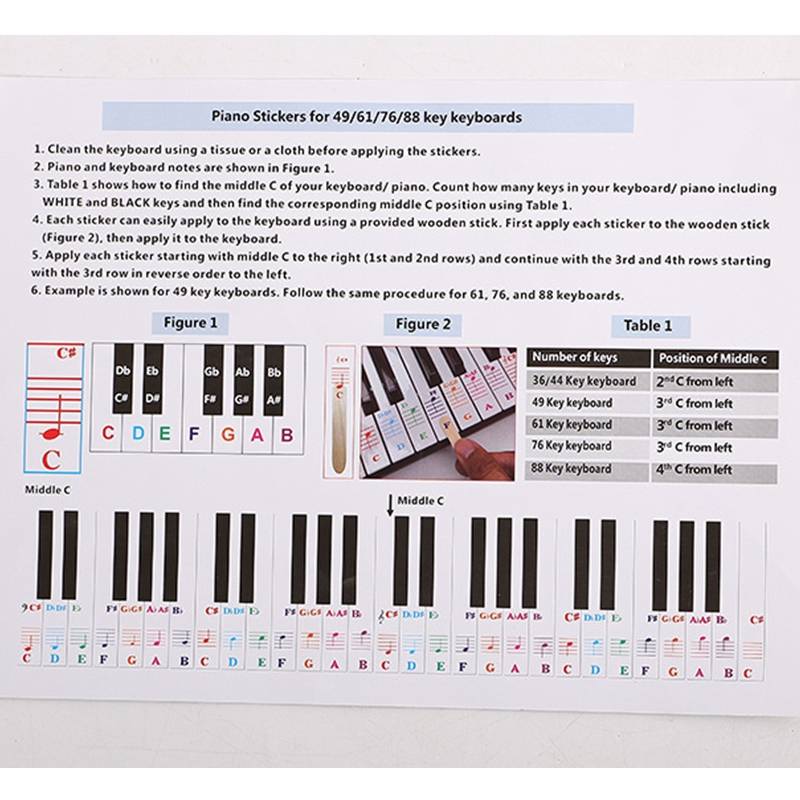 Zèbre coloré 61/88 clé électronique Piano clavier  – Grandado
