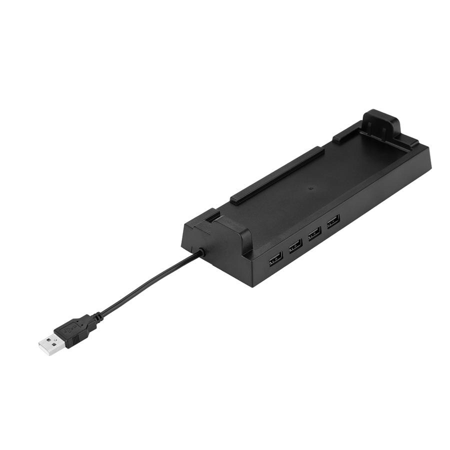 Para nintendo switch 4 portas usb 2.0 hub carregador adaptador de carregamento divisor base