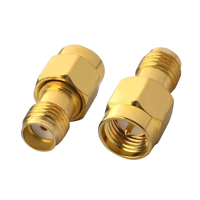 2 Pieces RF Coaxial Coax SMA Adapter Kit SMA Male Female WiFi Antenna Extension Connector