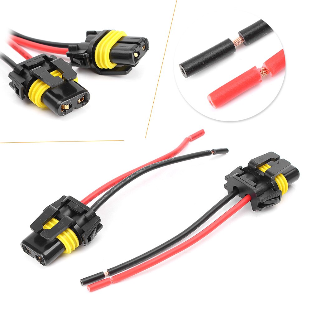 2 Stuks 9005 9006 H10 Adapter Kabelboom Socket Voor Koplamp Mistlamp Lamp Universele Auto Accessoires Onderdelen
