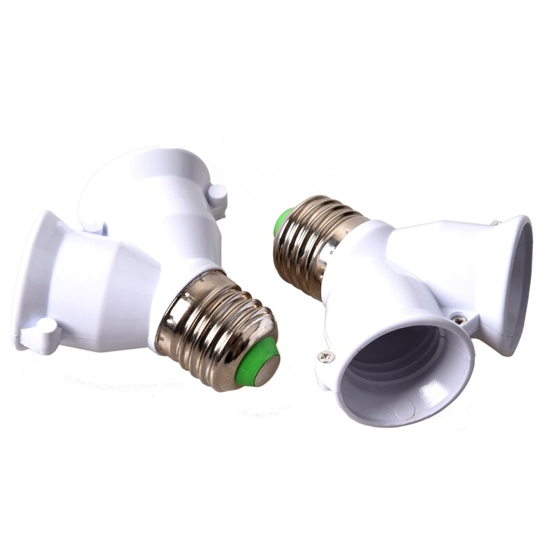 2x E27 Adapter E27 to Dual Vis Bayonet Converter