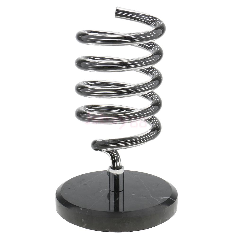 Stone Base Spiral Hair Dryer Blower Straighteners Holder Flat Iron Desktop Tabletop Rack Desk Table Top Organizer Stand