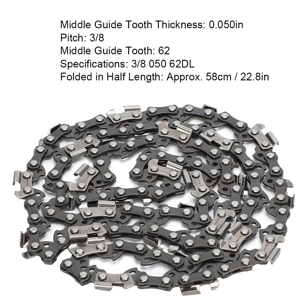 chainsaw saw chain 3/8 050 62DL Chainsaw Metal Chain Blade Garden Woodworking Tools Accessory for Cutting Lumber chainsaw