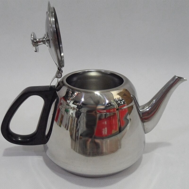 Stainless Steel Kettle Flat Bottom Water Bottle Household Cookware Suitable for Induction Cooker 1200ML