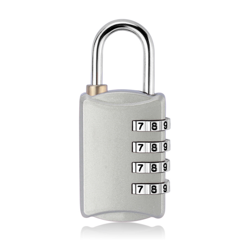 Security 4 Digit Combination Coded Lock For Travel Suitcase Luggage Bag Gym Outdoor Locker Case Padlock: 2