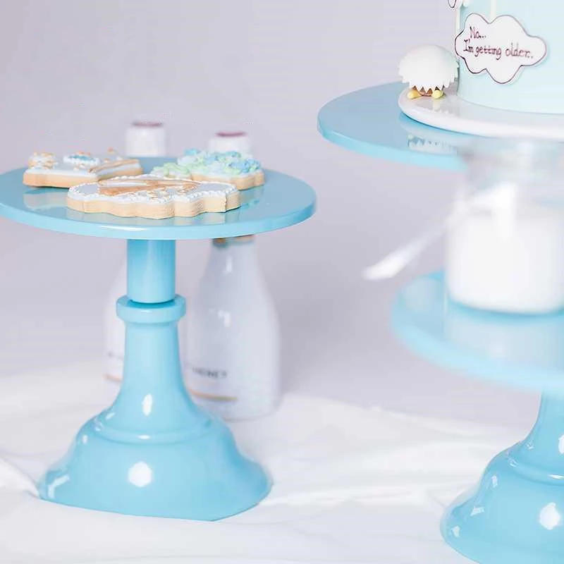 Wrought Iron Cake Stand Home Party Dessert Display Stand Wedding Decoration Wrought Iron Birthday Cake Tray Fruit Dessert Tray