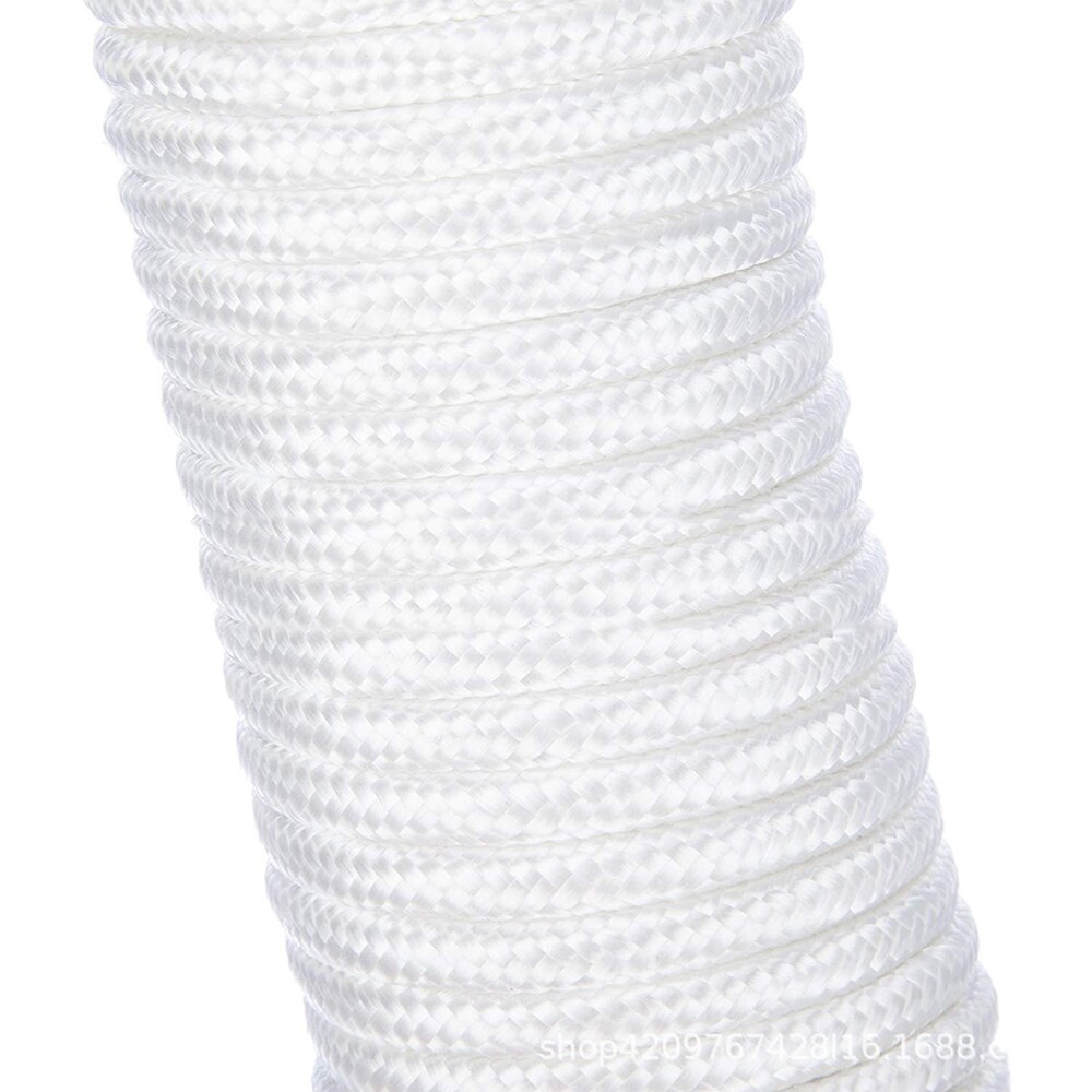 Nylon flettet tau 6mm flaggstang løftetau utendørs flaggstang tilbehør tau kroker tilbehør