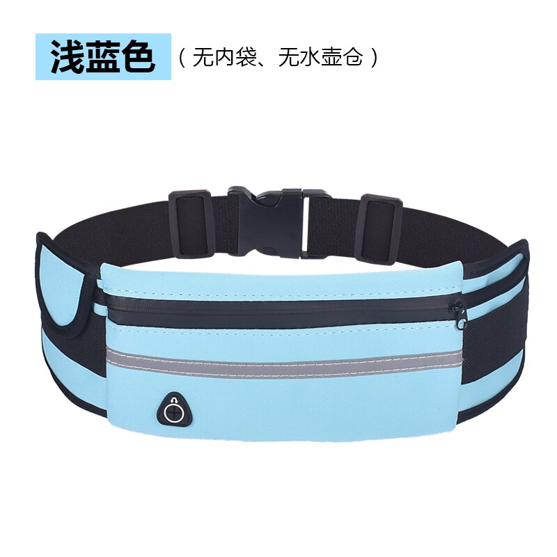Multifunktions Gürtel tasche Wasserdichte Neopren Nylon Kleine tasche Lauf Telefon Männer Frauen Ich bin Freien Wandern tasche Pfad Joggen Lauf Pack: hell Blau