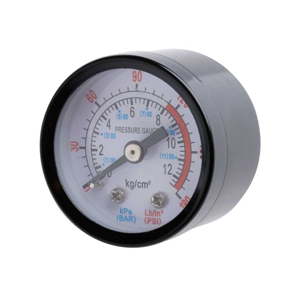 Luft Kompressor Pneumatische Hydraulische Flüssigkeit Manometer 0-12Bar 0-180PSI Neue
