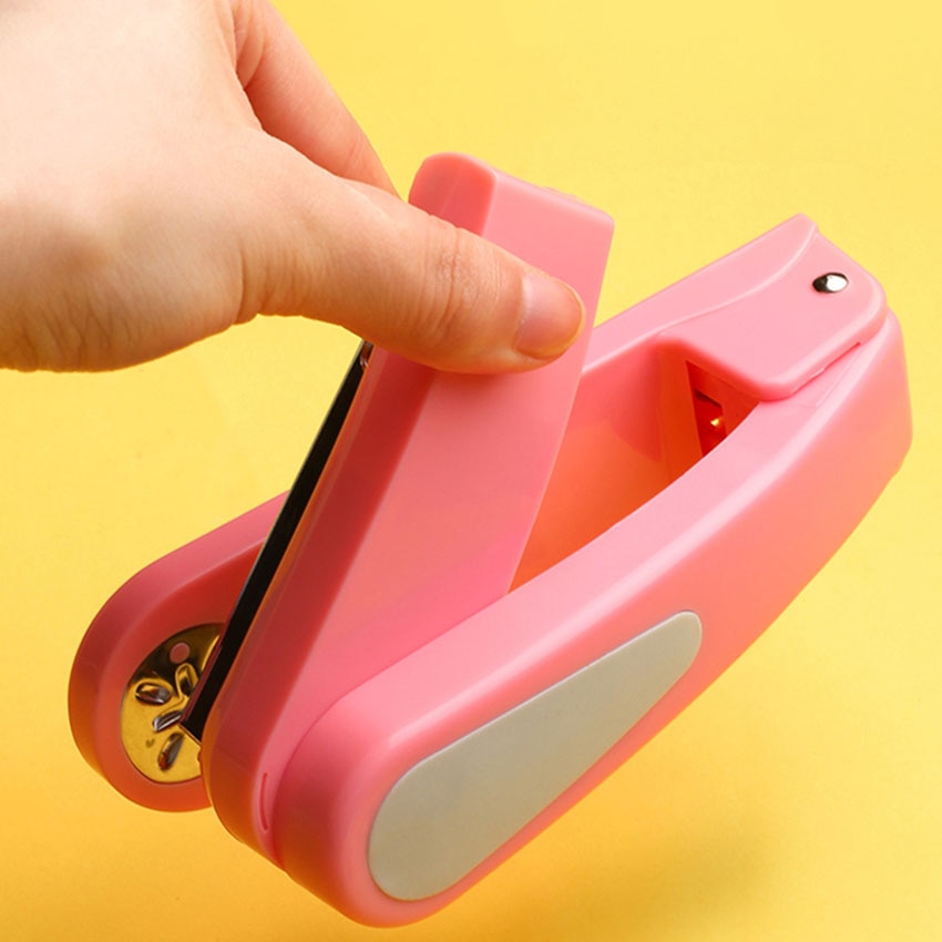 Grapadora multifuncional con rotación de 360 grados, grapadora de encuadernación de costura central de 9cm, grapadora de datos de archivo de encuadernación de estudiantes de oficina, uso de grapas 24/6