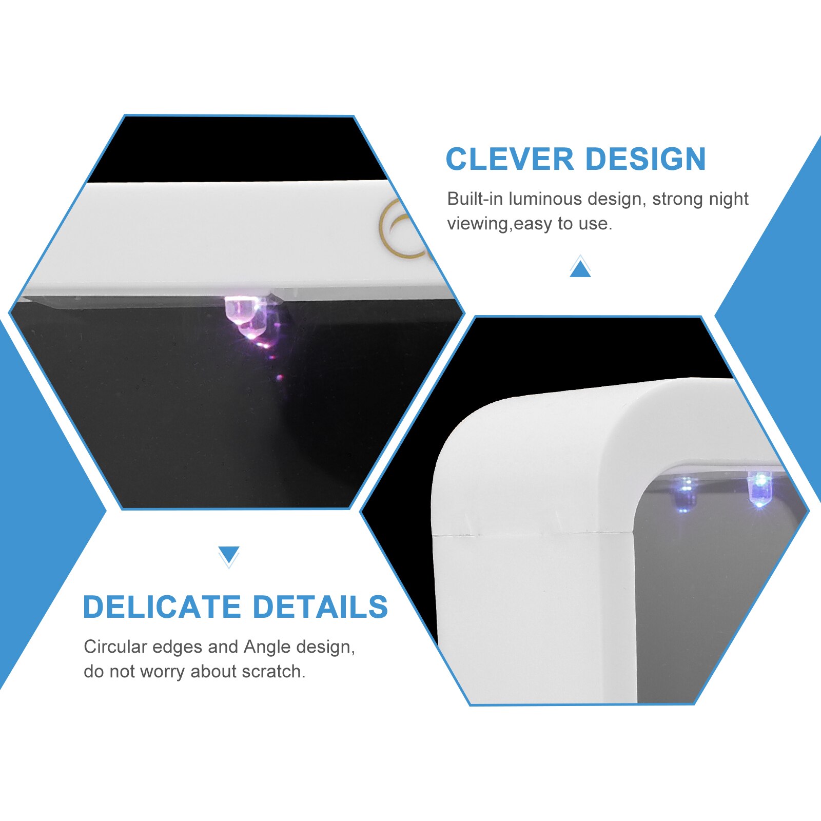 Mini Fish Tank Fish Breeding Box Transparent Fish Tank Small Fish Tank with Light