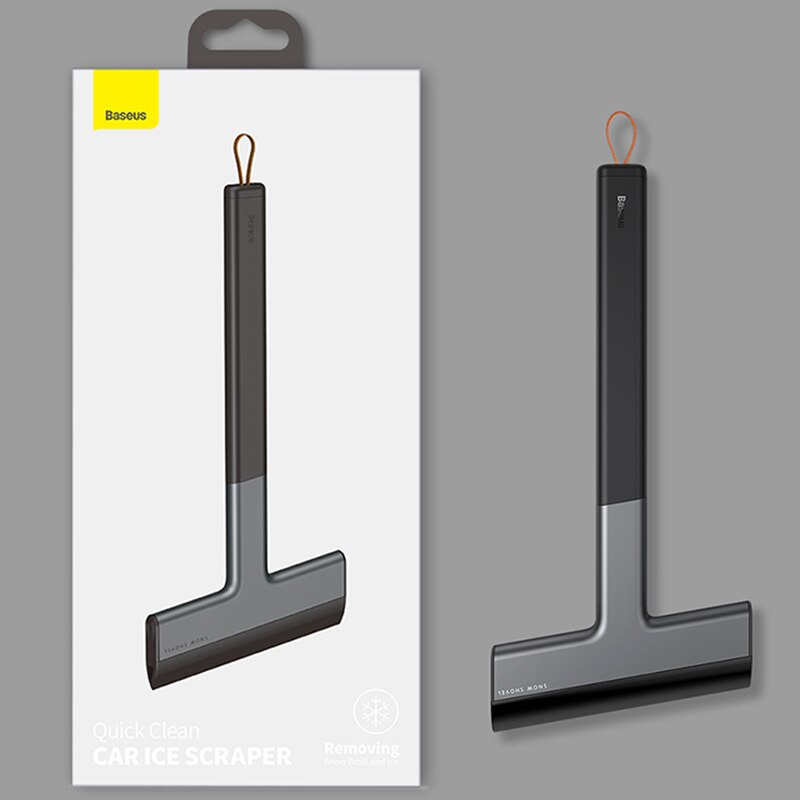Baseus skrobaczka usuwanie śniegu przednia szyba samochodu okno śnieg czyszczenie narzędzie robić masażu TPU automatyczny lód przerywacz łopata robić śniegu: Default Title